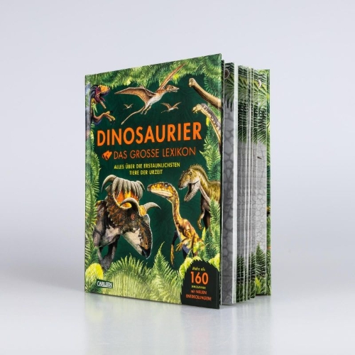 Buchcover und Innenansicht für das Buch: DINOSAURS: A SPOTTER'S GUIDE