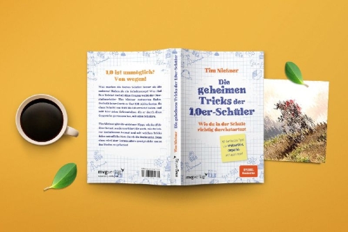 Buchcover und Innenansicht für das Buch: Die geheimen Tricks der 1,0er-Schüler