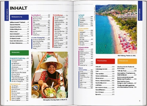 Buchcover und Innenansicht für das Buch: LONELY PLANET Reiseführer Thailand