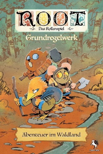 Buchcover und Innenansicht für das Buch: Root - Das Rollenspiel: Grundregelwerk