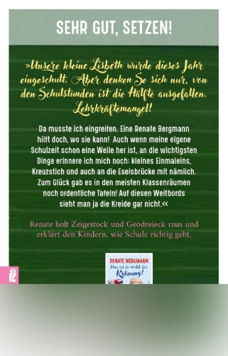 Buchcover und Innenansicht für das Buch: Nicht, dass noch einer sitzenbleibt!