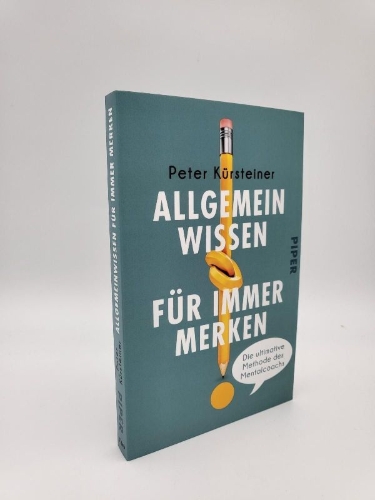 Buchcover und Innenansicht für das Buch: Allgemeinwissen für immer merken