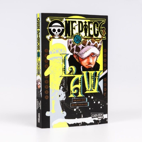Buchcover und Innenansicht für das Buch: One Piece Law Novel