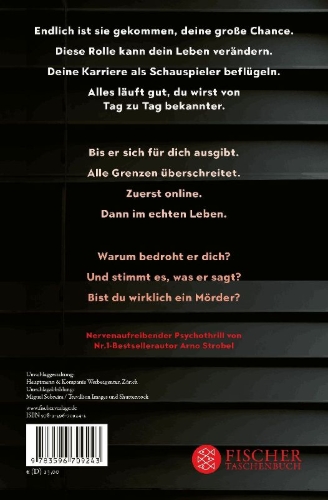 Buchcover und Innenansicht für das Buch: Stalker - Er will dein Leben.