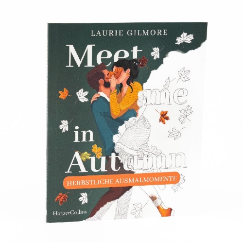 Buchcover und Innenansicht für das Buch: Meet me in Autumn: Herbstliche Ausmalmomente
