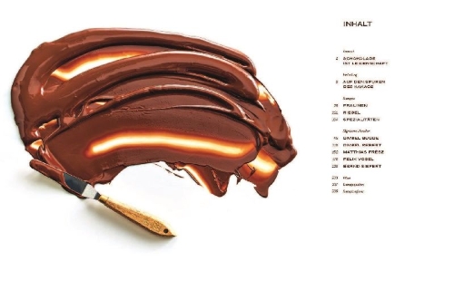 Buchcover und Innenansicht für das Buch: Chocolat & Confiserie
