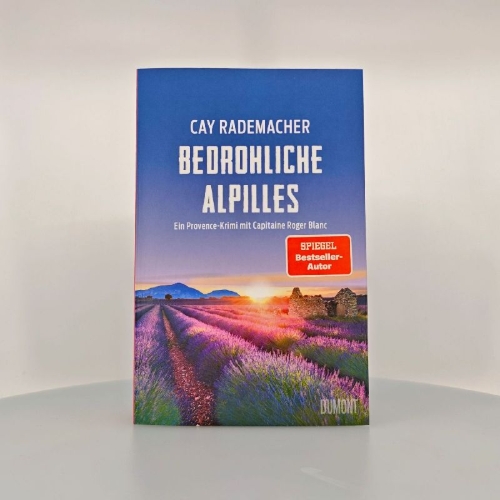 Buchcover und Innenansicht für das Buch: Bedrohliche Alpilles