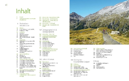 Buchcover und Innenansicht für das Buch: Alpin-Lehrplan 7: Mountainbiken