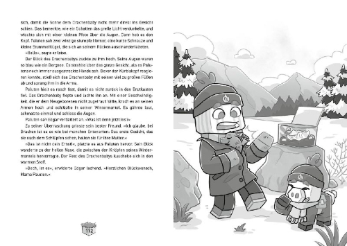Buchcover und Innenansicht für das Buch: Rabatz um den Drachenschatz