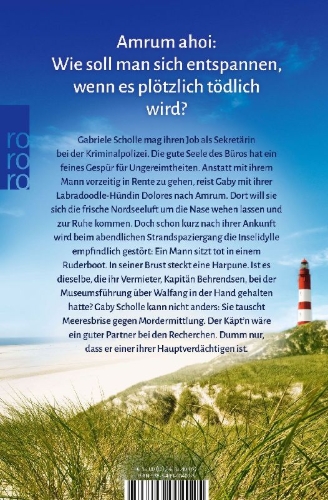 Buchcover und Innenansicht für das Buch: Harpunentod: Frau Scholles Gespür für Mord
