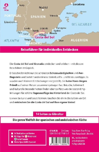 Buchcover und Innenansicht für das Buch: Reise Know-How Reiseführer Costa del Sol
