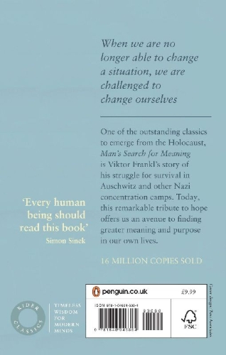 Buchcover und Innenansicht für das Buch: Man's Search For Meaning