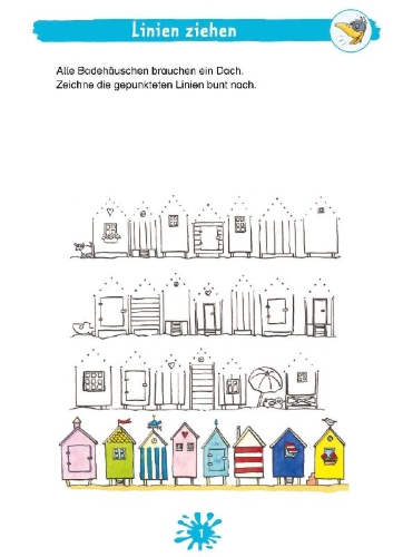 Buchcover und Innenansicht für das Buch: Mein Vorschulblock mit Rabe Linus (3)