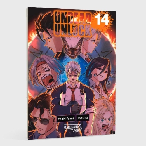 Buchcover und Innenansicht für das Buch: Undead Unluck