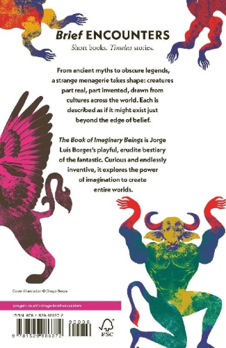 Buchcover und Innenansicht für das Buch: The Book of Imaginary Beings