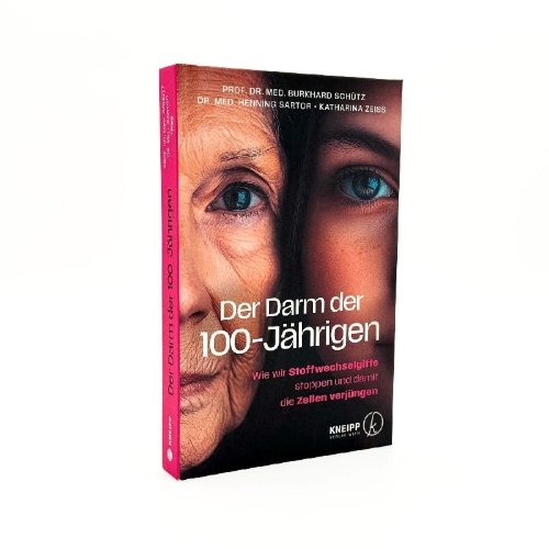 Buchcover und Innenansicht für das Buch: Der Darm der 100-Jährigen