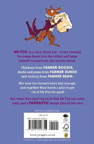 Buchcover und Innenansicht für das Buch: Fantastic Mr Fox