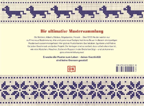 Buchcover und Innenansicht für das Buch: Das kleine Buch der fantastischen Muster