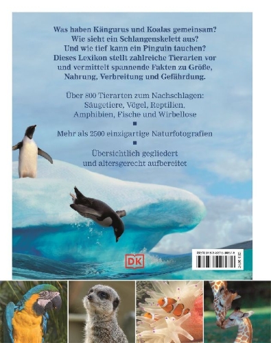 Buchcover und Innenansicht für das Buch: Wissen für clevere Kids. Tiere für clevere Kids