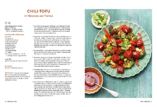 Buchcover und Innenansicht für das Buch: Heißluftfritteuse vegetarisch
