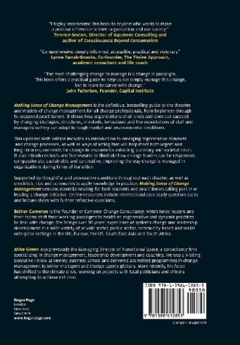 Buchcover und Innenansicht für das Buch: Making Sense of Change Management
