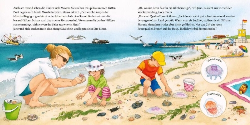 Buchcover und Innenansicht für das Buch: LESEMAUS 10: Am Meer