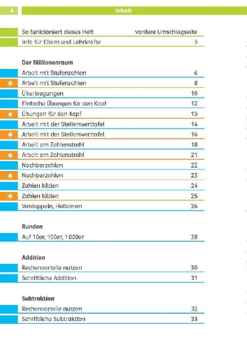Buchcover und Innenansicht für das Buch: Die Mathe-Helden: Grundrechenarten 4. Klasse