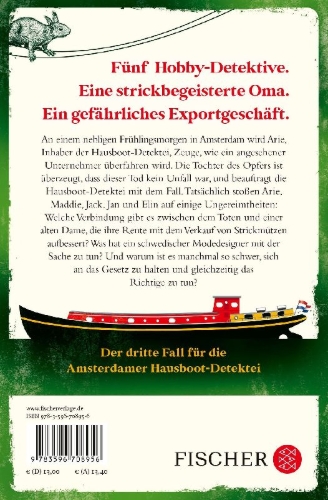Buchcover und Innenansicht für das Buch: Die Hausboot-Detektei - Tödlicher Stoff