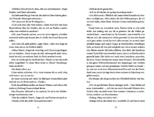 Buchcover und Innenansicht für das Buch: Zimt ¿ Für immer von Magie berührt