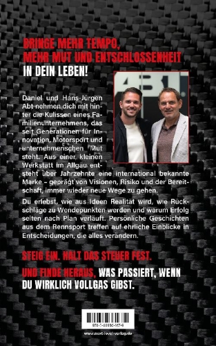 Buchcover und Innenansicht für das Buch: Vollgas leben