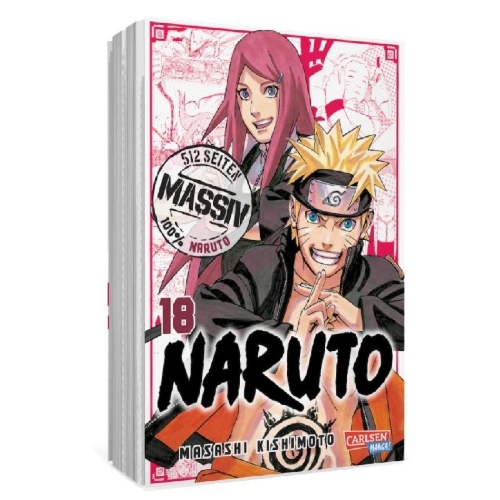 Buchcover und Innenansicht für das Buch: NARUTO Massiv 18