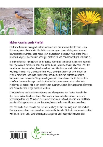 Buchcover und Innenansicht für das Buch: Unser naturnaher Kleingarten