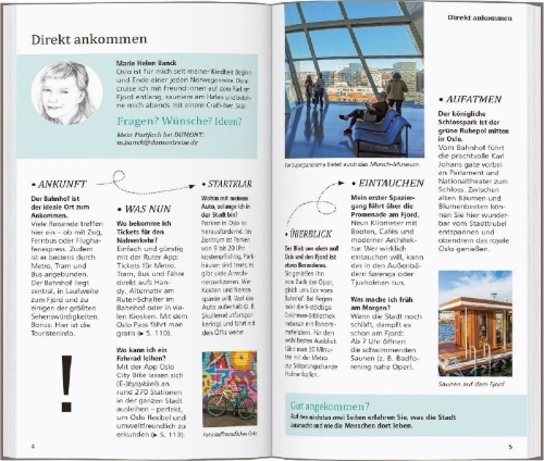 Buchcover und Innenansicht für das Buch: DUMONT direkt Reiseführer Oslo