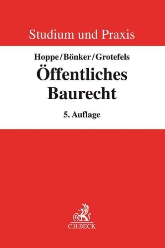 Buchcover und Innenansicht für das Buch: Öffentliches Baurecht