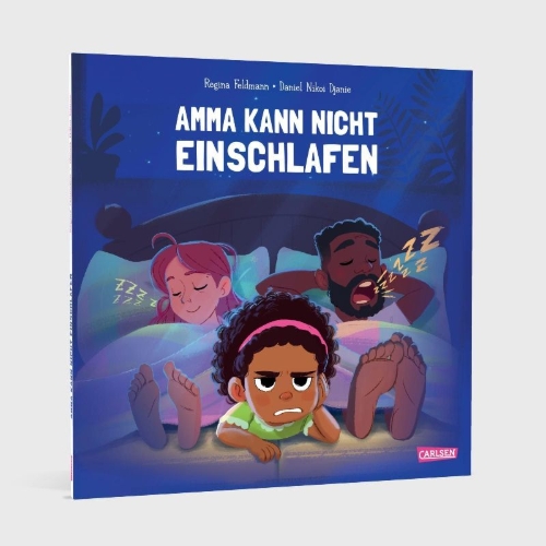 Buchcover und Innenansicht für das Buch: Amma kann nicht einschlafen