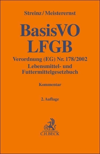 Buchcover und Innenansicht für das Buch: BasisVO / LFGB