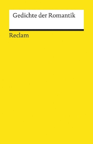 Buchcover und Innenansicht für das Buch: Gedichte der Romantik