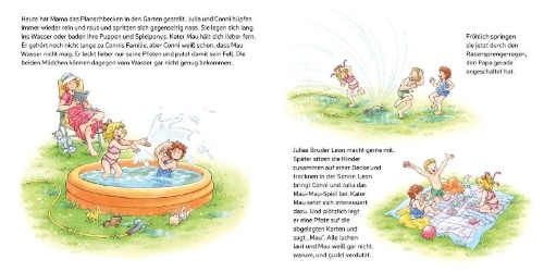 Buchcover und Innenansicht für das Buch: LESEMAUS 42: Conni im Sommer