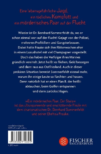 Buchcover und Innenansicht für das Buch: Ein mörderisches Paar - Der Sturz