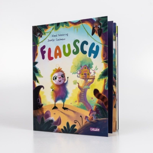 Buchcover und Innenansicht für das Buch: Flausch
