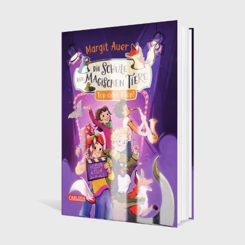 Buchcover und Innenansicht für das Buch: Die Schule der magischen Tiere Neuausgabe 5: Top oder Flop!