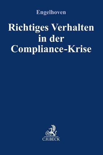 Buchcover und Innenansicht für das Buch: Richtiges Verhalten in der Compliance-Krise