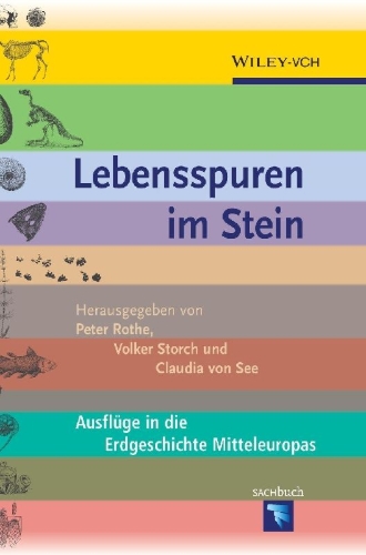 Buchcover und Innenansicht für das Buch: Lebensspuren im Stein