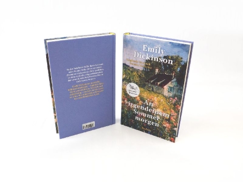Buchcover und Innenansicht für das Buch: An irgendeinem Sommermorgen. Poems/Gedichte. Englisch/Deutsch