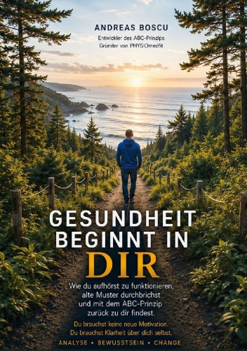 Buchcover und Innenansicht für das Buch: Gesundheit beginnt in Dir