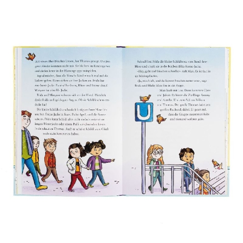 Buchcover und Innenansicht für das Buch: Einfach Frida! Hurra, mein letztes Kindergartenjahr!