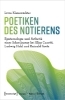 Buchcover und Innenansicht für das Buch: Poetiken des Notierens