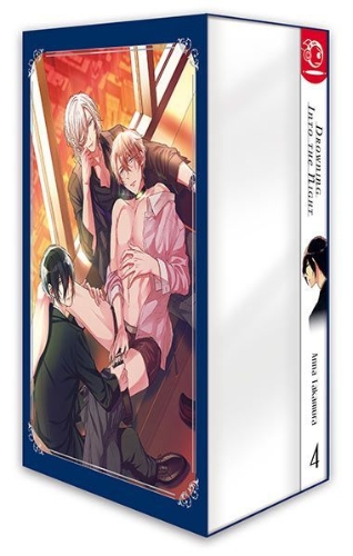 Buchcover und Innenansicht für das Buch: Drowning Into the Night 04 + Box
