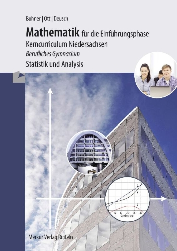 Buchcover und Innenansicht für das Buch: Mathematik für die Einführungsphase - Kerncurriculum Niedersachsen