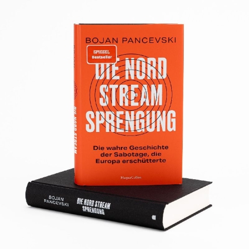 Buchcover und Innenansicht für das Buch: The Nord Stream Conspiracy